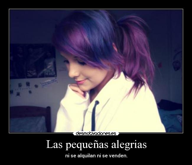 Las pequeñas alegrias -