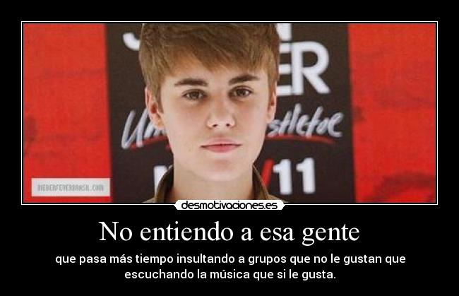 No entiendo a esa gente - 