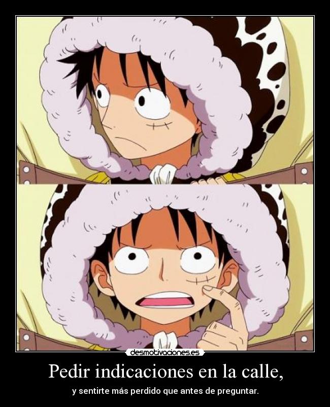 carteles one piece luffy anime manga desmotivaciones