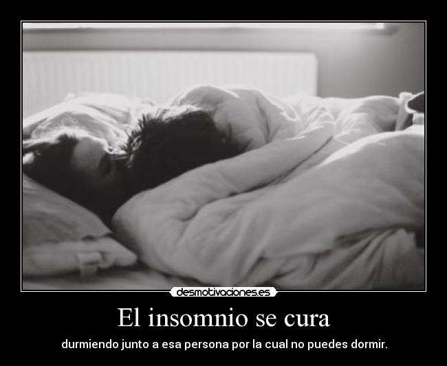 El insomnio se cura -