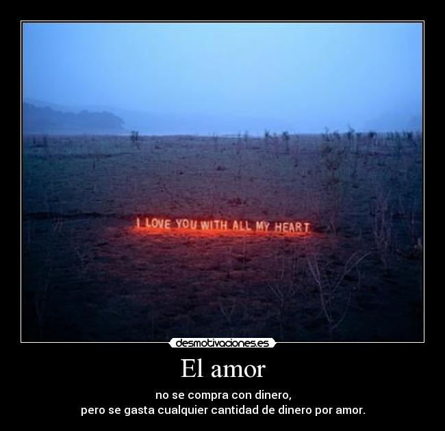 El amor -