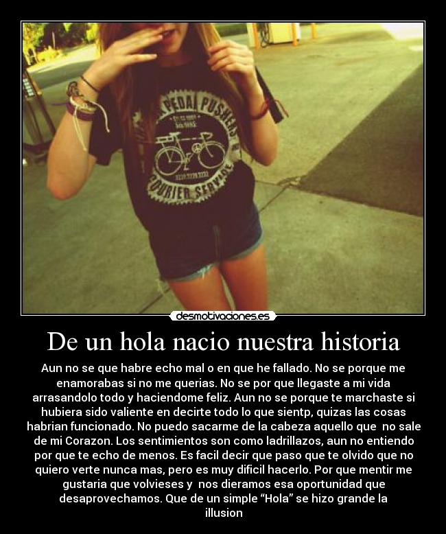HISTORIA DE HOLA historia de hola: