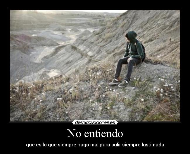 No entiendo - 
