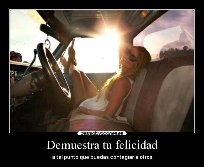 Demuestra tu felicidad -