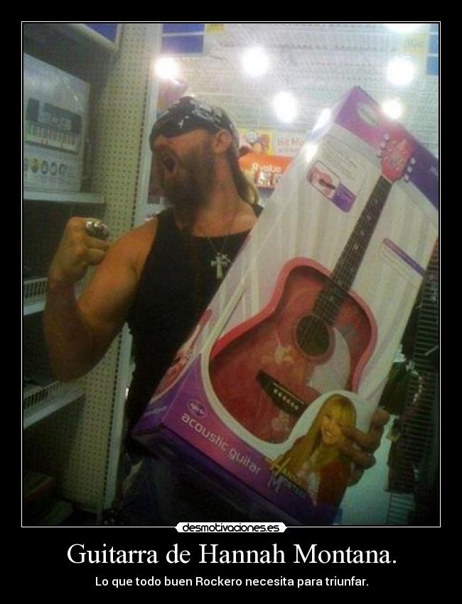 Guitarra de Hannah Montana. - 