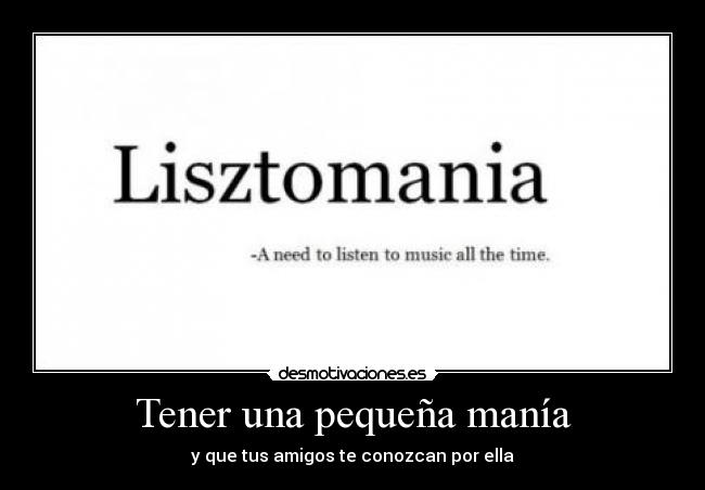 carteles lisztomania desmotivaciones