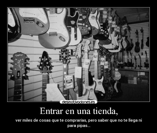 carteles quiero una guitarra desmotivaciones