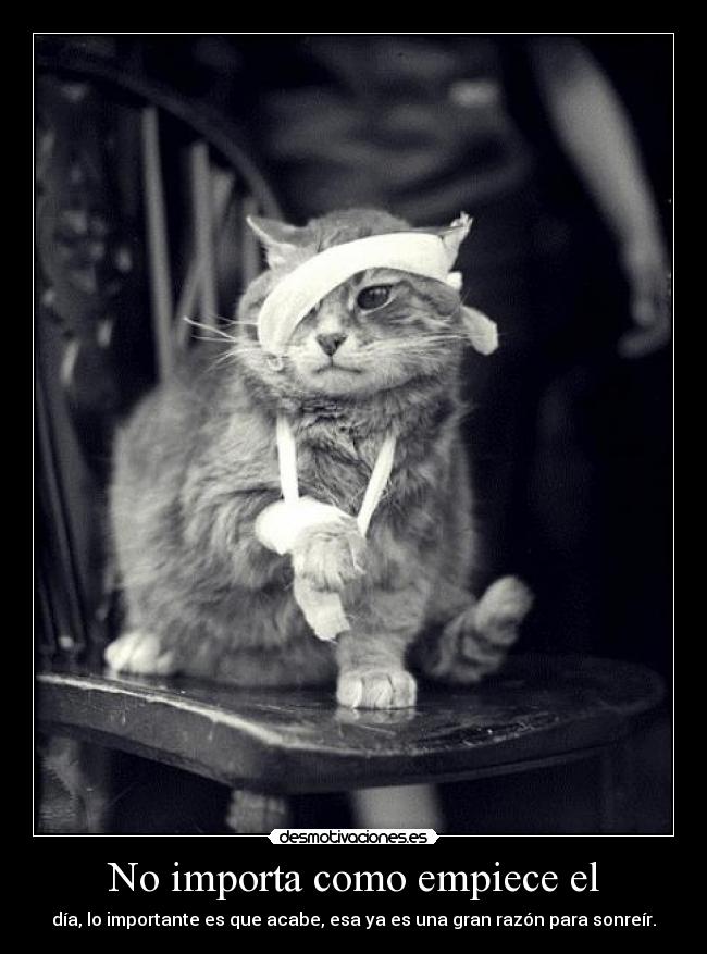 No importa como empiece el - 