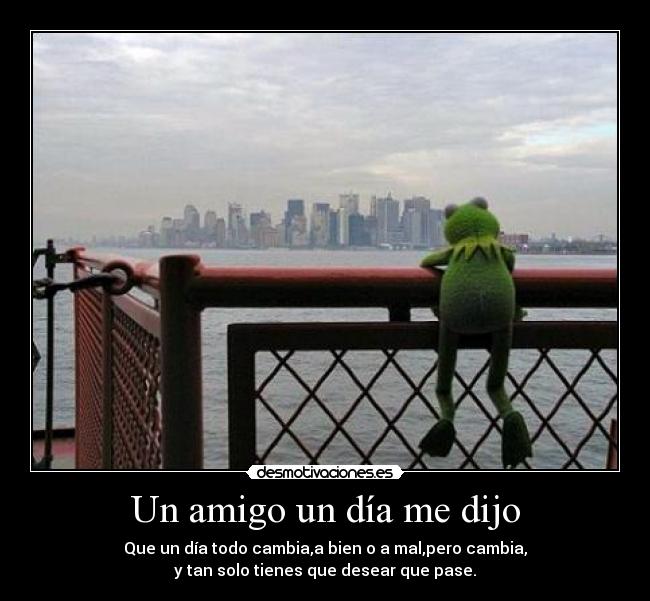 Un amigo un día me dijo - 