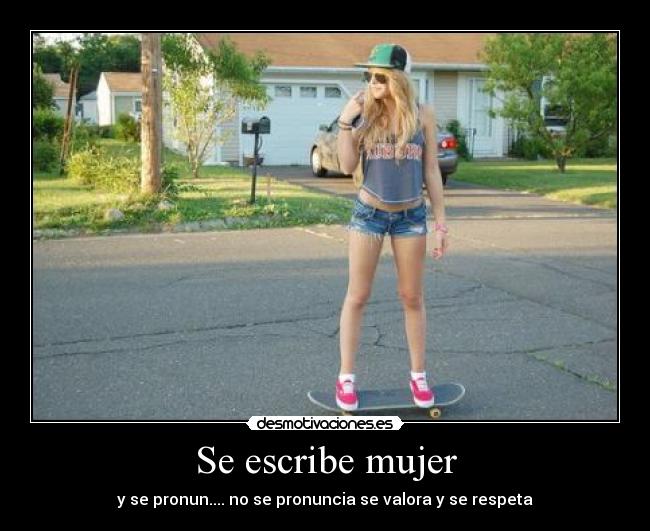 Se escribe mujer -
