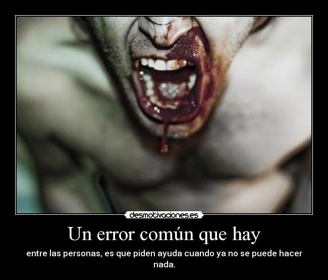 Un error común que hay -