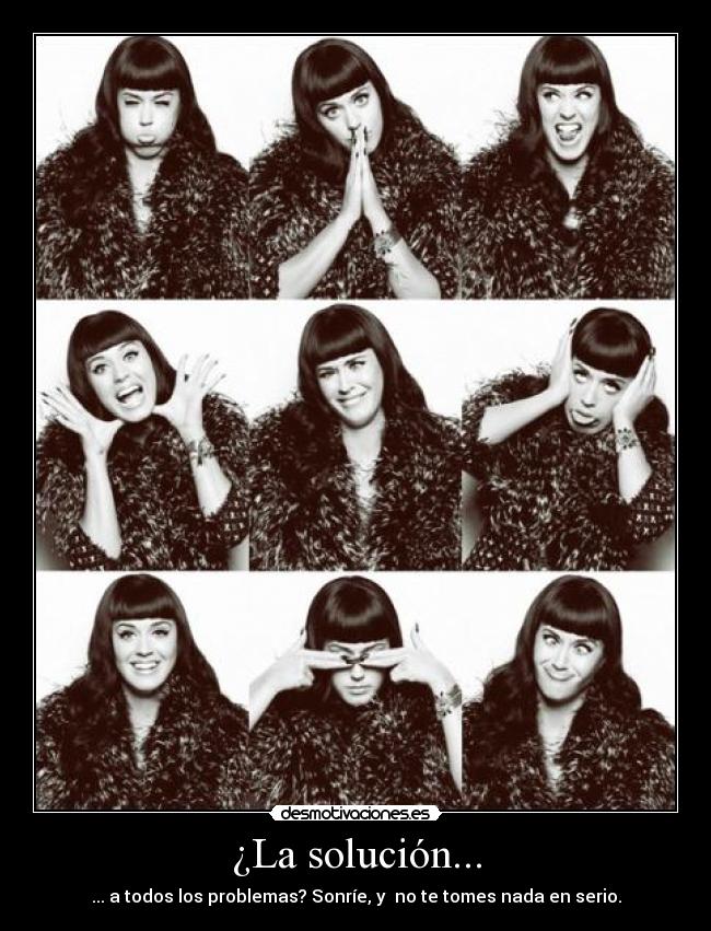 ¿La solución... -