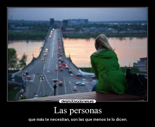 Las personas -