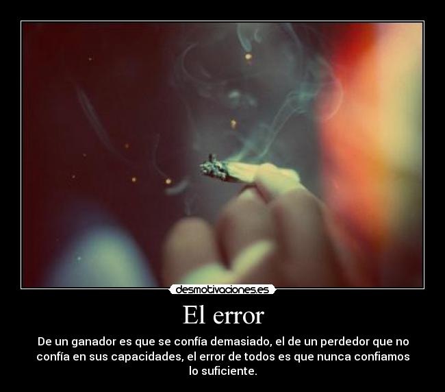 El error -