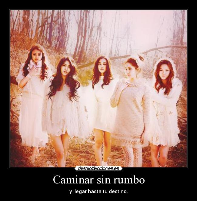 Caminar sin rumbo - y llegar hasta tu destino.