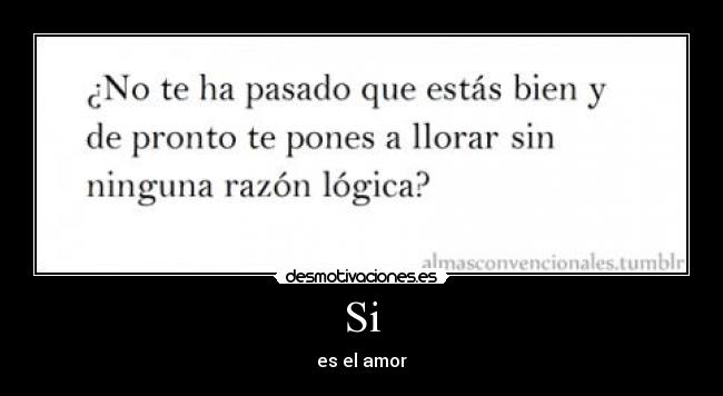 Si - es el amor