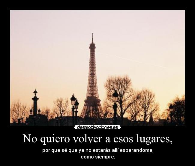 carteles paris tower eiffel waiting for nothing desmotivaciones