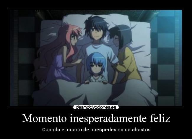 Momento inesperadamente feliz - Cuando el cuarto de huéspedes no da abastos