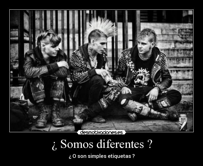 ¿ Somos diferentes ? -