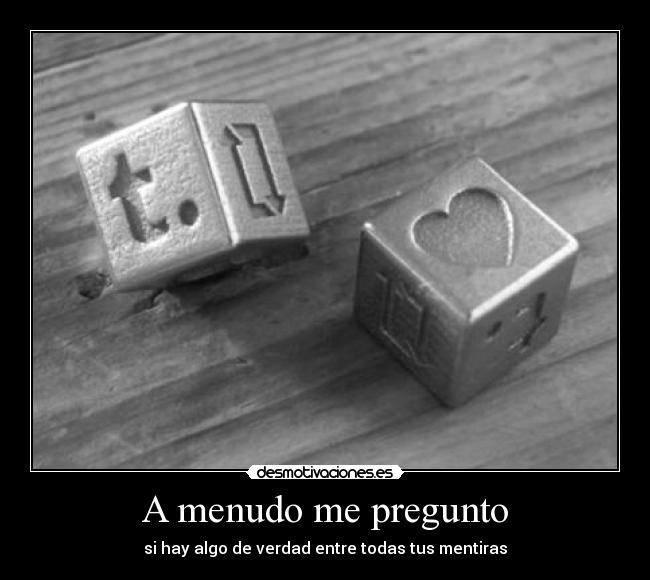 A menudo me pregunto - 