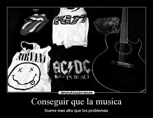 Conseguir que la musica - 