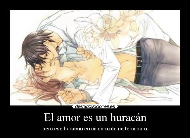 El amor es un huracán -