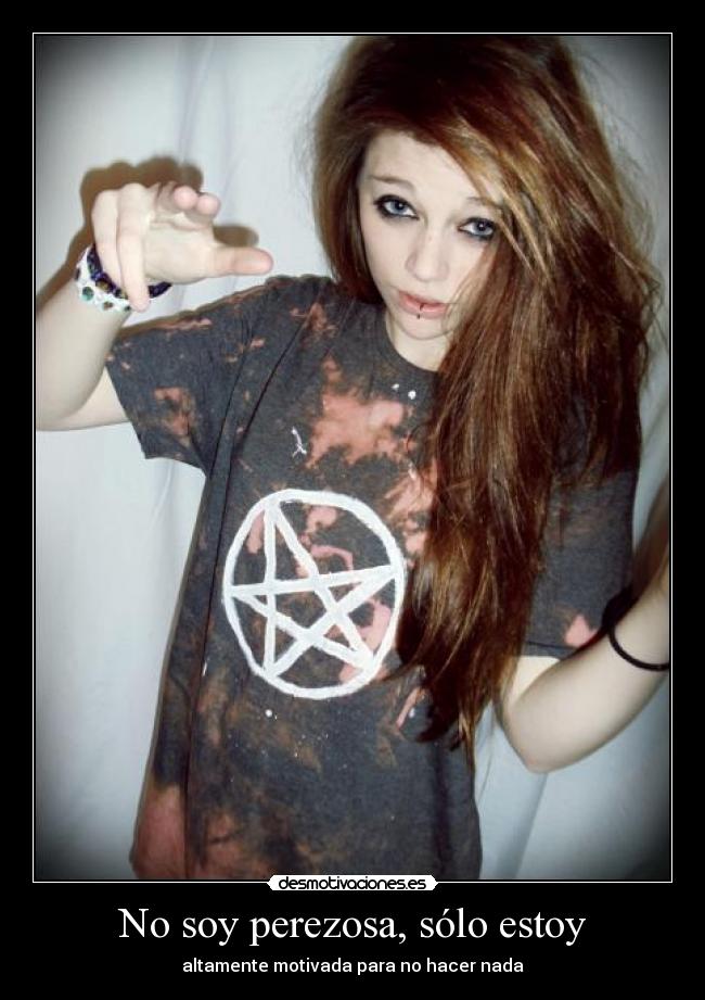 No soy perezosa, sólo estoy -
