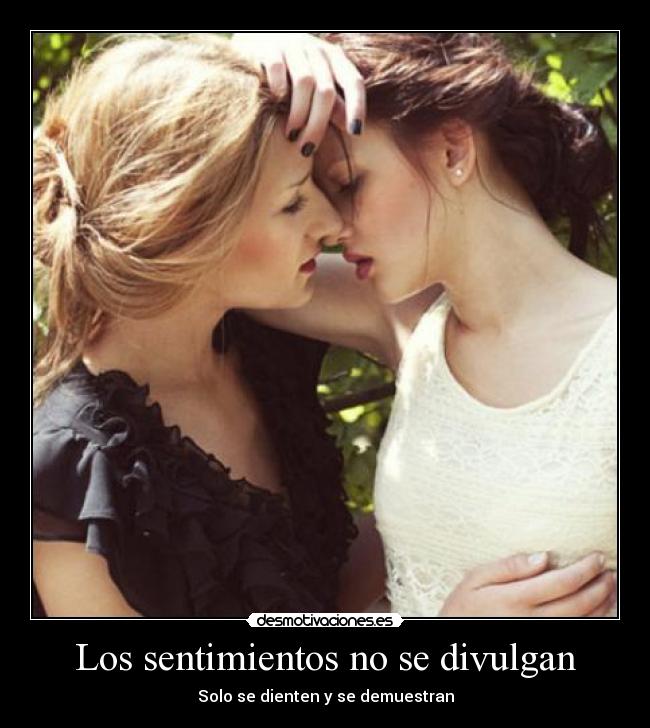 Los sentimientos no se divulgan -