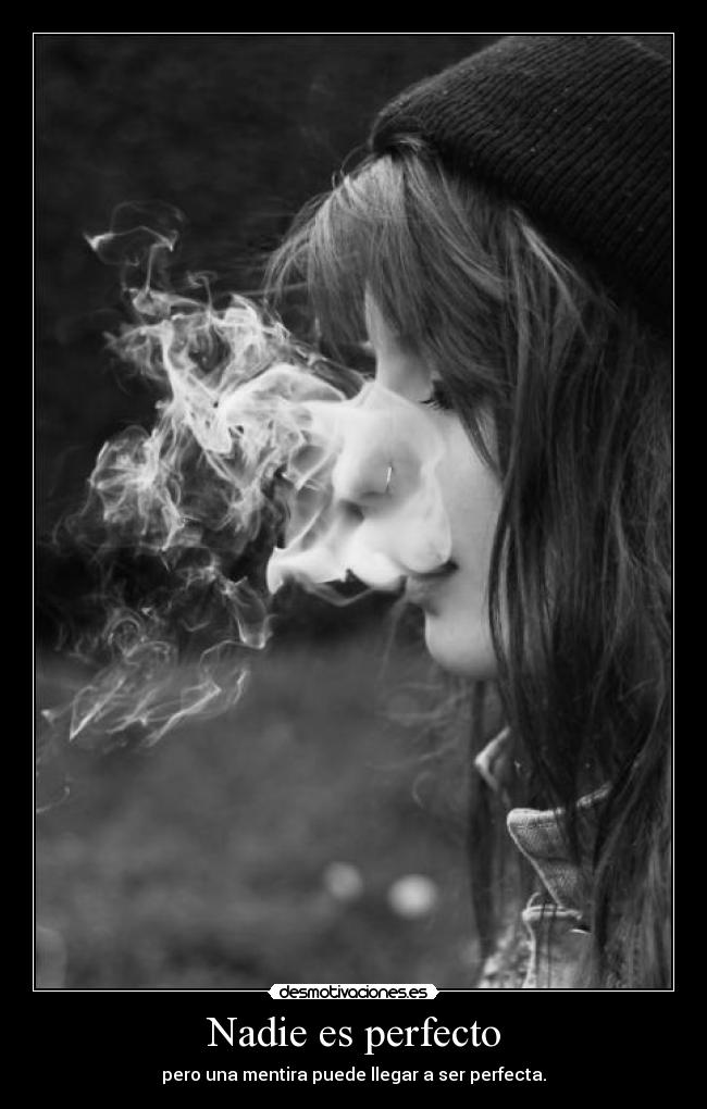 Nadie es perfecto - pero una mentira puede llegar a ser perfecta.