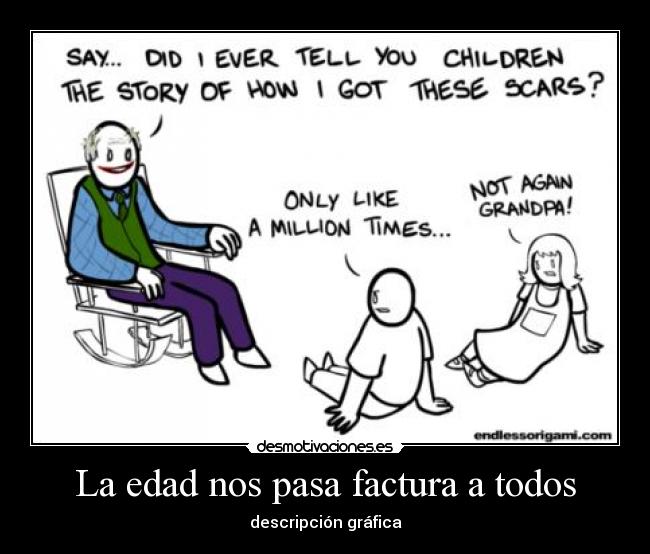 La edad nos pasa factura a todos -