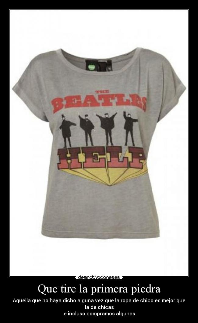 Que tire la primera piedra -