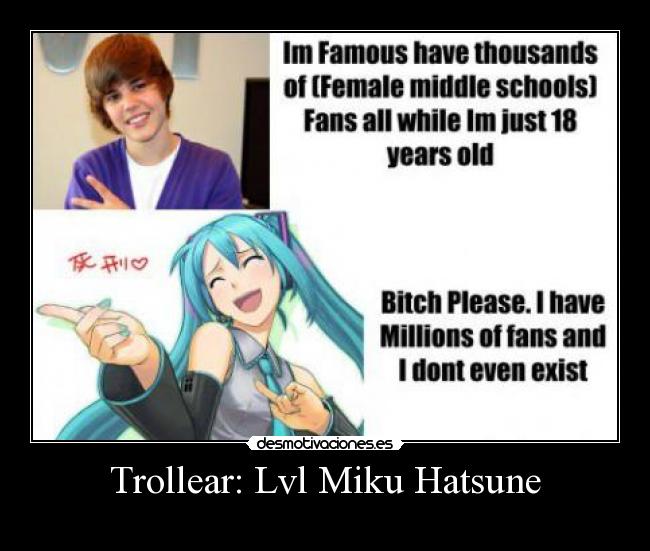 Trollear: Lvl Miku Hatsune -