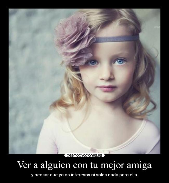 Ver a alguien con tu mejor amiga -