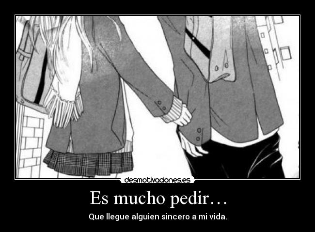 Es mucho pedir… - 