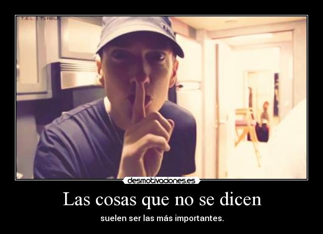 Las cosas que no se dicen -