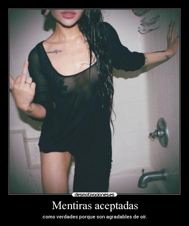 Mentiras aceptadas -