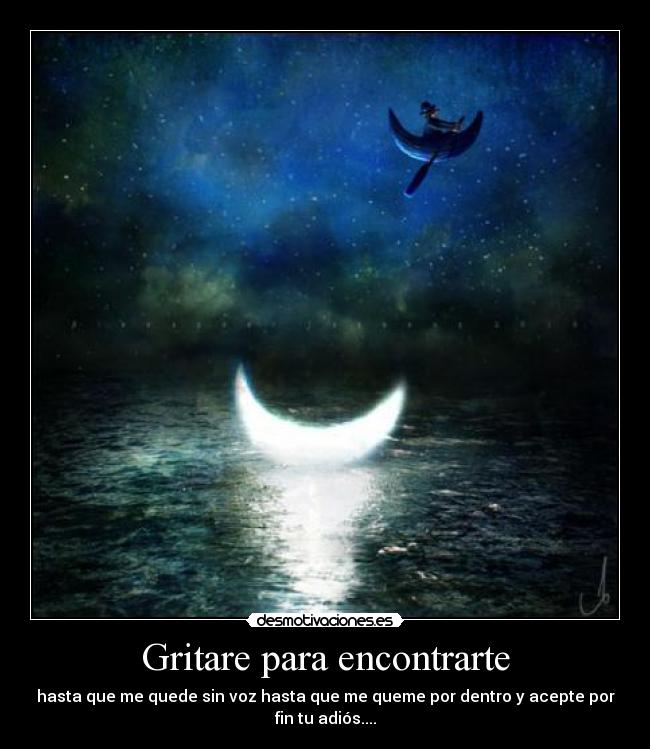 Gritare para encontrarte -