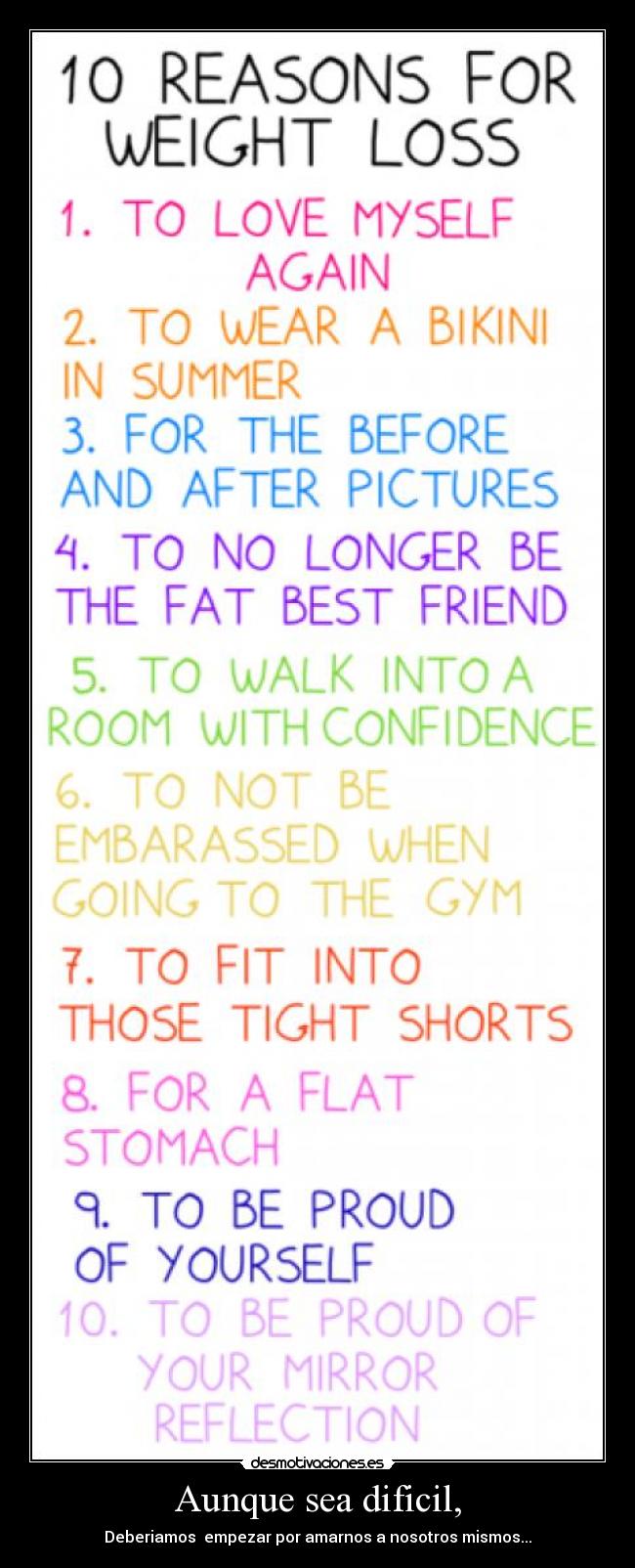 Aunque sea dificil, - Deberiamos empezar por amarnos a nosotros mismos...