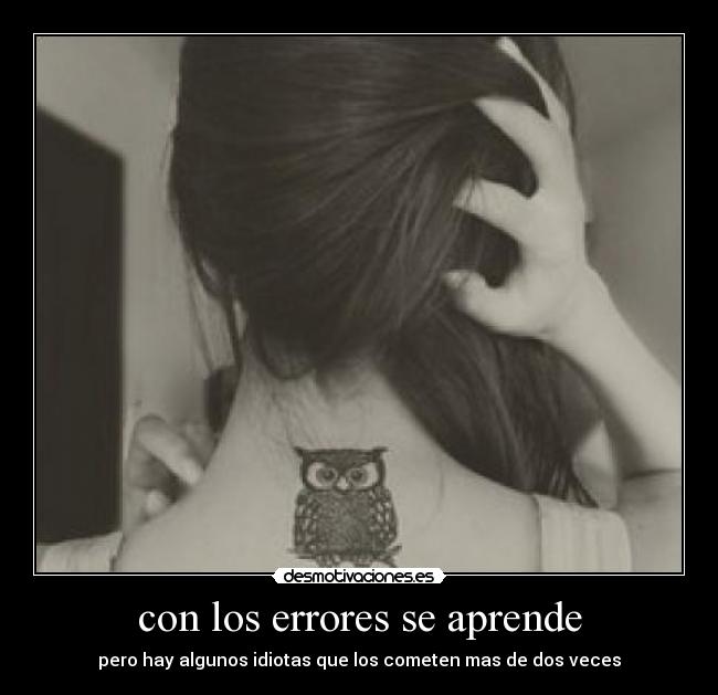 con los errores se aprende - 