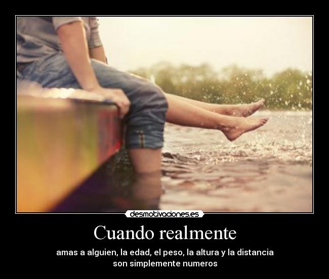 Cuando realmente -