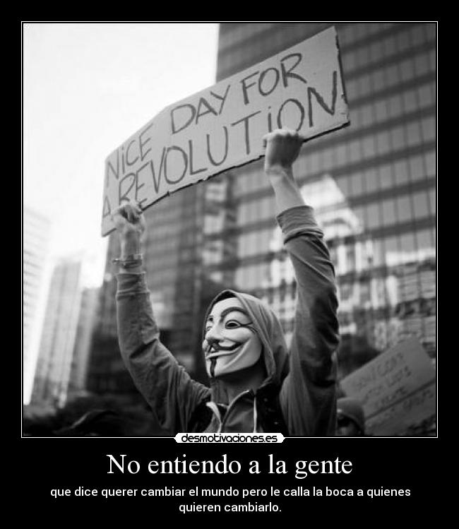 No entiendo a la gente - 