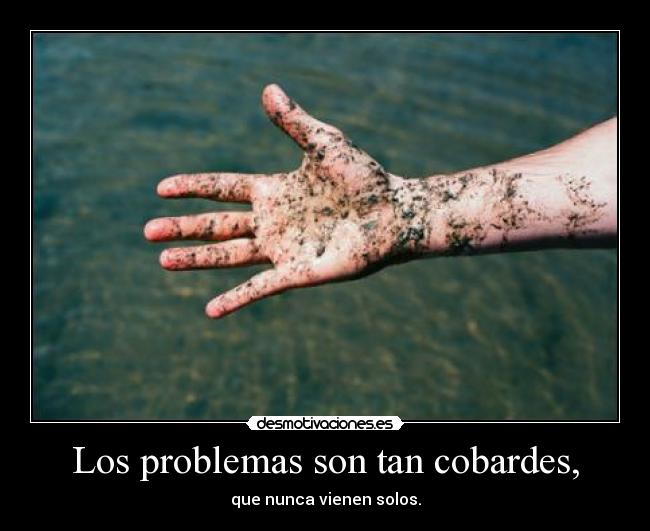 carteles problemas desmotivaciones