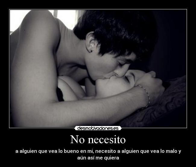 No necesito -