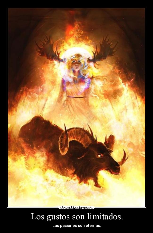 Los gustos son limitados. - 