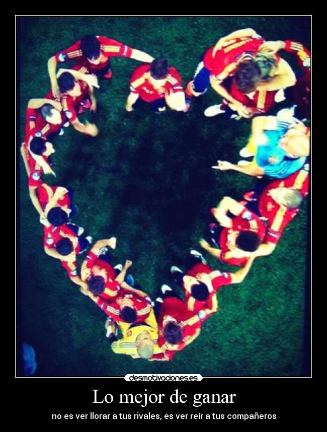 Lo mejor de ganar -