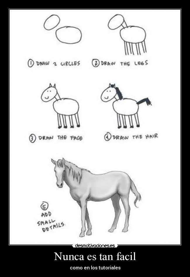 Nunca es tan facil - como en los tutoriales