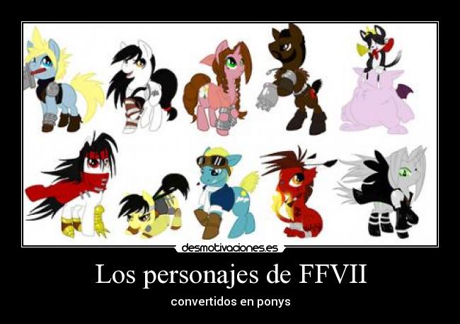 Los personajes de FFVII - 