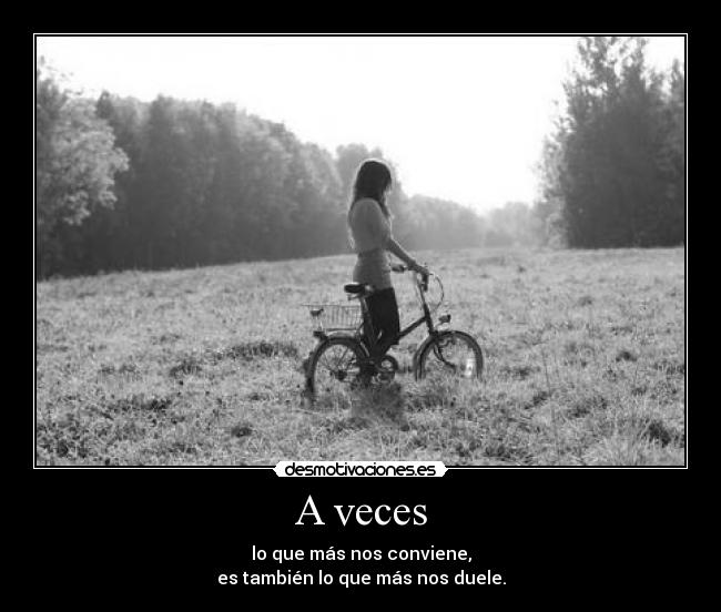 A veces -