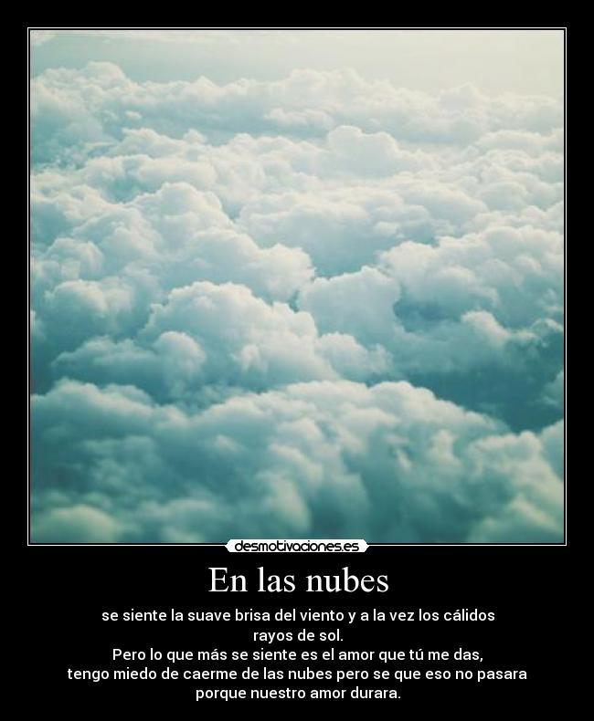 En las nubes -