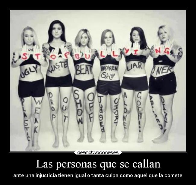 Las personas que se callan - 